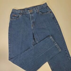 Riders Denim Womens Straight Jeans Med Wash 31x29 Aprox Size 10 Short (No‎ Tag)